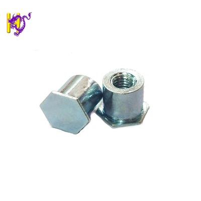 China Zinc Carbon Steel Self Clinching Standoff Rivet Nut Spacer For Metal Sheet for sale