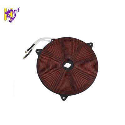 China 220V 1800W Pancake Electromagnetic Heating Coil Cooking Coil for sale