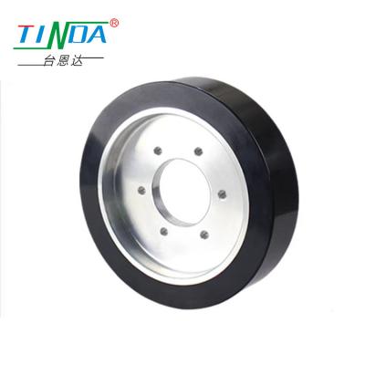 China Aluminum Alloy Agv Steering Drive Wheel For Smooth And Accurate Navigation for sale