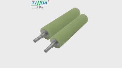China Precision Rubber Guide Roller Rubber Roller Printing Aanpasbaar Te koop