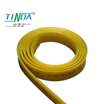 China Customizable Yellow Screen Printing Squeegee Rubber Roll 60-90 Shore A Hardness for sale