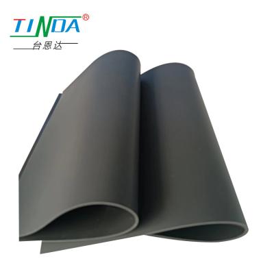 China 0.12mm ~ 10mm Folha de elastômeros condutores Folha de borracha elétrica Baixa resistência à venda