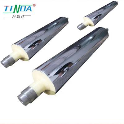 China Low Vibration Level Industrial Metal Roller with Mirror Surface Te koop