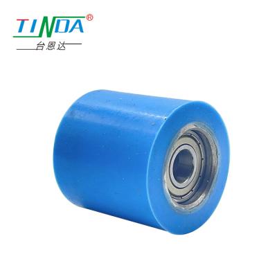 China Wear Resistance Rubber Roller Wheel For Woodworking Profile Wrapping Machines for sale