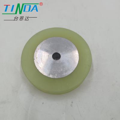 China Customized Elastomeric Roller Wheel Made with Stainless Steel Metal Core à venda