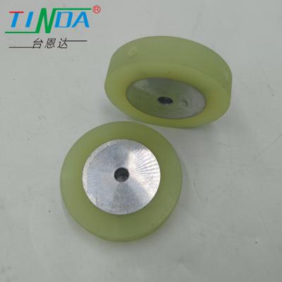 China Customized Specifications Rubberized Roller Wheel with Smooth Surface for sale