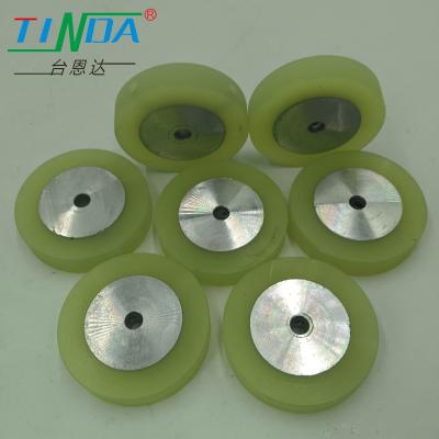 China Low Noise Level Rubber Roller Wheel with Customized Stainless Steel Design for sale
