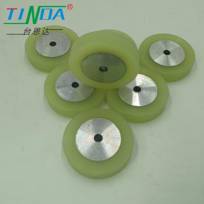 China Low Noise Level Customized Rubber Roller Wheel for Injection Molding Machine for sale