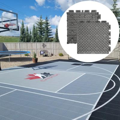 China Pickleball Sport Modular Interlocking Floor Tiles Mat Outdoor Basketball Court Pavimento à venda