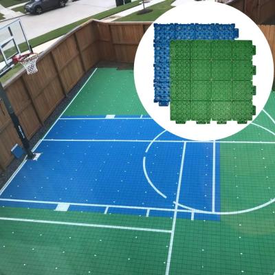 China Tenis de mesa Hockey multi-deportivo azulejos entrelazados azulejos de patio al aire libre alfombra en venta