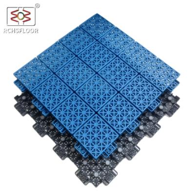 China 32% Shock Absorbing Outdoor Sports Tiles Polypropylene Volleyball Floor Tiles for sale