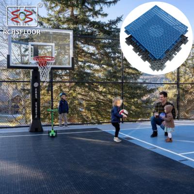 China 1000 peças de azulejos interligados de PP para quadra de basquete de ginásio à venda