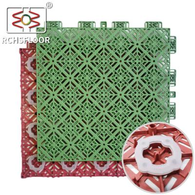 China Tennis Court Polypropylene Interlocking Tiles Sports Court Surface Tiles for sale