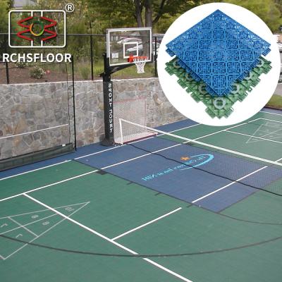 China 280 g de azulejos de pista de tenis de pickleball azulejos de piso de voleibol CE RoSH en venta
