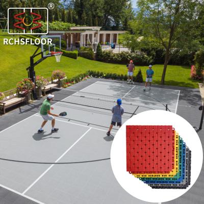 China Gym Backyard Basketball Court Flooring HES Volleyball Court Tiles for sale