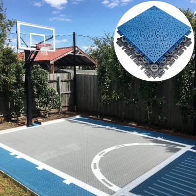China Pp Modular Interlocking Pickleball Sport Court Floor Tiles 3x3 Basketball Court Flooring for sale