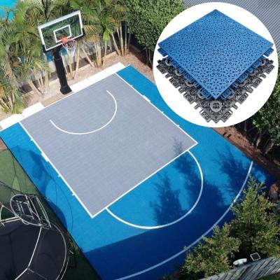 中国 Outdoor Tennis Pickleball Badminton Court Floor Mat Interlocking Sports Flooring Tiles 販売のため
