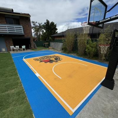 China Pp Interlocking Outdoor Voleibol Pickleball Court Esportivo Terraço azulejos Quadras de Basquete Court azulejos Outdoor à venda