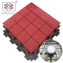 China Shock Absorbing PP Interlocking Sport Tiles Multi Color Smooth Surface for Gym and Playground à venda