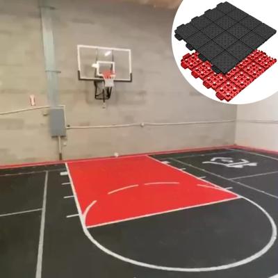 China Interlocking Polypropylene Sport Tiles Waterproof Anti Slip Gym Playground Yoga Garden Pool à venda