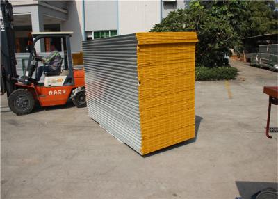 China 0.376mm color steel MGO sandwich panel use as the wall panel for food processing for sale
