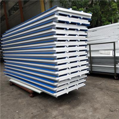 China 4m length outdoor moisture proof eps sandwich roof panel 1050-50-0.376mm for roof tile for sale