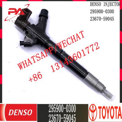 China DENSO Diesel Common Rail Injector 295900-0300 For TOYOTA 23670-59045 for sale