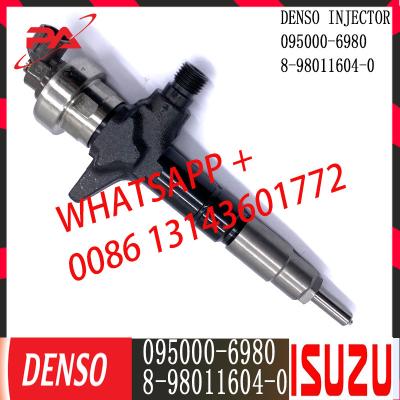 China DENSO Diesel Common Rail Injector 095000-6980 For ISUZU 8-98011604-0 for sale