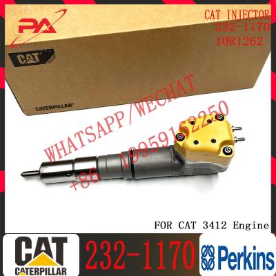 China Diesel injection parts fuel injector 173-9272 232-1173 10R-1265 173-9379 232-1170 For 3412 Caterpillar Excavator for sale