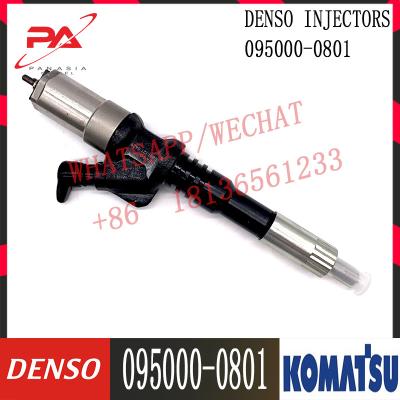 China 095000-0800 095000-0801 KOMATSU Fuel Injectors 6156-11-3100 For SA6D125E Engine for sale
