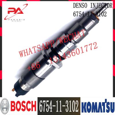 China 6745-11-3102 Komatsu PC300-8 Excavator Diesel SAA6D114E-3 Engine Fuel Injector 6745-11-3100 6745-11-3102 for sale