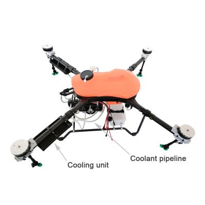China Gas Electric Hybrid 16L Unmanned Camera Drone Agricultural UAV Sprayer 5L/Min for sale