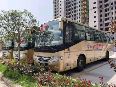 Китай Пробег 90000km автобуса 2012 двигателя Yuchai тренера ZK6120 53 Seater продается