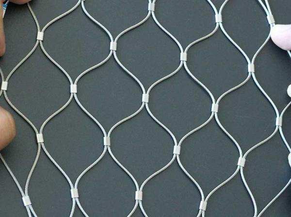 Quality SUS304 Stainless Steel Wire Rope Mesh Smooth Surface For Safety for sale