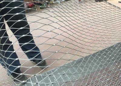 China Protection Metal Rope Mesh 304 / 316 Stainless Steel Woven Mesh for sale