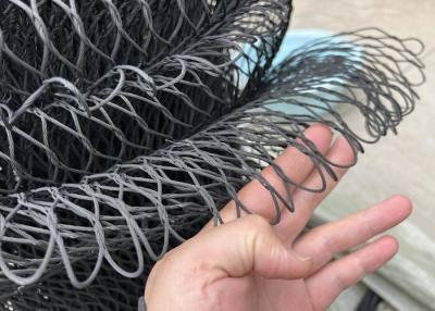 China High Tensile Black Oxide Cable Mesh Ferruled And Knotted Mesh Net For Tiger for sale