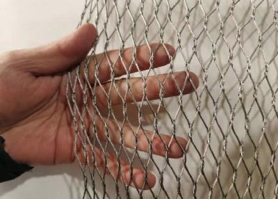 China Ferruled Rope Zoo Wire Mesh , Stainless Steel Flexible Wire Mesh Netting for sale