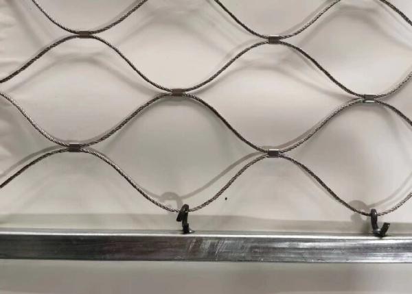 Quality Infill Balustrade Handrail Stainless Steel Cable Mesh Anti Corrosive Anti Rust for sale
