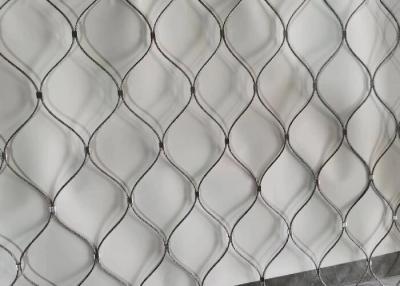China 2mm 304 Stainless Steel Rope Mesh Netting Fall Prevention Good Flexibility for sale