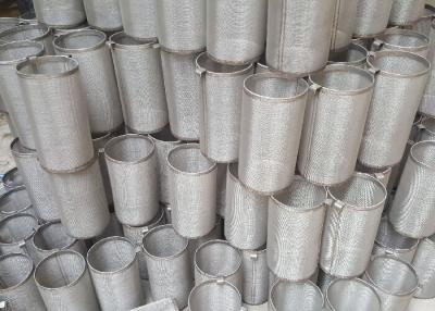 China Customized 316 304 Stainless Steel Filter Mesh Screen Filter Tube / Filter Cylinder for sale