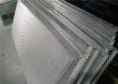 China Office Building Metal Decorative Mesh / Suspended Metal Ceiling Mesh for sale