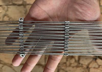 China SS304 316 Kabel metalen touwnet lichtgewicht weerbestand Te koop