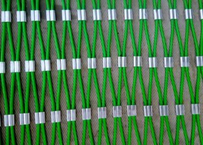 China SS316 Diamond Flexible Inox Wire Rope Mesh Zoo Aviary Fence Anti Corrosion for sale
