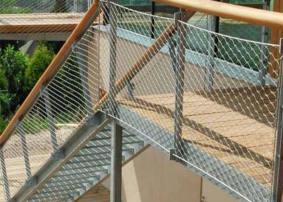 China Security Architectural Wire Mesh , Flat Stainless Steel Architectural Woven Mesh for sale