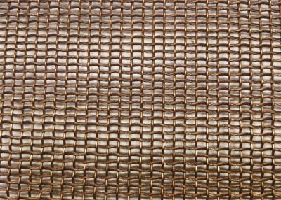China Gold 0.2mm-25mm Stainless Steel Decorative Mesh High Corrosion Resistance for sale