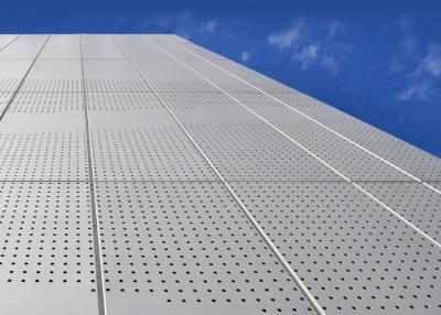 China Soundproof Interior Decorative Ceiling Mesh / Perforated Stainless Steel Panels for sale