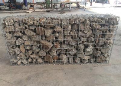 China Galfan gespannen Gabion Mesh Warm gedompeld gegalvaniseerd Gabion Basket Retention Wall Te koop