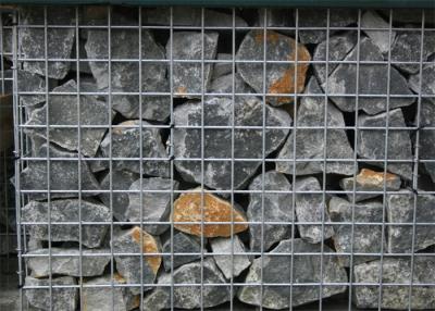 China 1.0X1.0X0.5m Welded Gabion Basket Wire Stone Cage 2X1X1m For Military for sale
