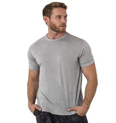 China Merino Wool Breathable T Shirts Light Weight Super Soft Anti-Shrink for sale