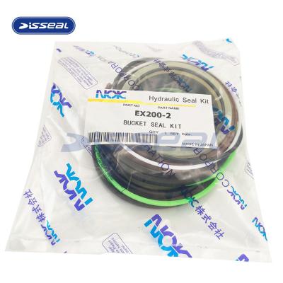 China Oil Resistant Hydraulic Cylinder Rebuild Kits EX200-2 Bucket Seal Kit for sale